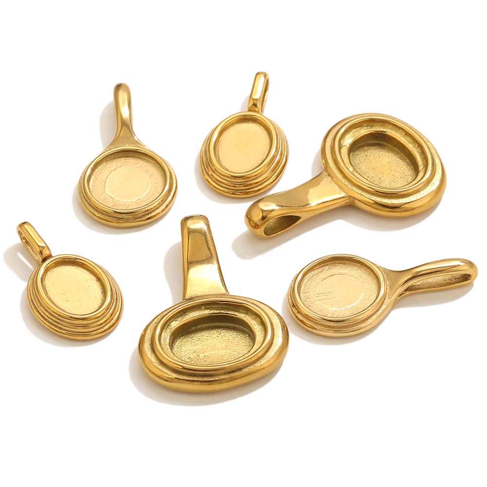 Resin Art Supplies - 5pcs Stainless Steel Round Oval Trays