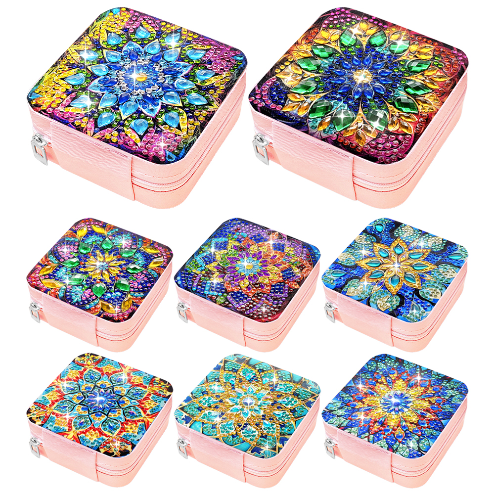 Resin Art Earrings Kit - Mandala 5D DIY Diamond Painting Jewelry