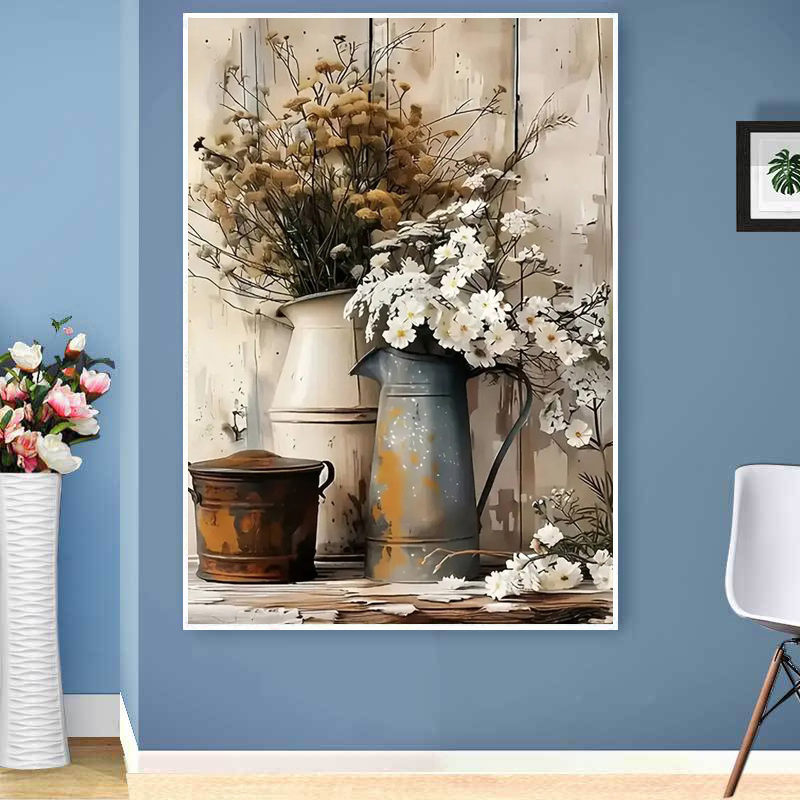 Resin Art Bottle - The Flowers in the Bottle 5D