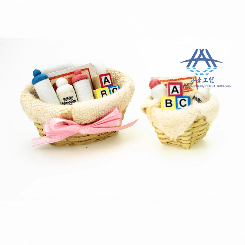 Resin Art Bottle - 1:12 Cute Mini Milk Powder Baby