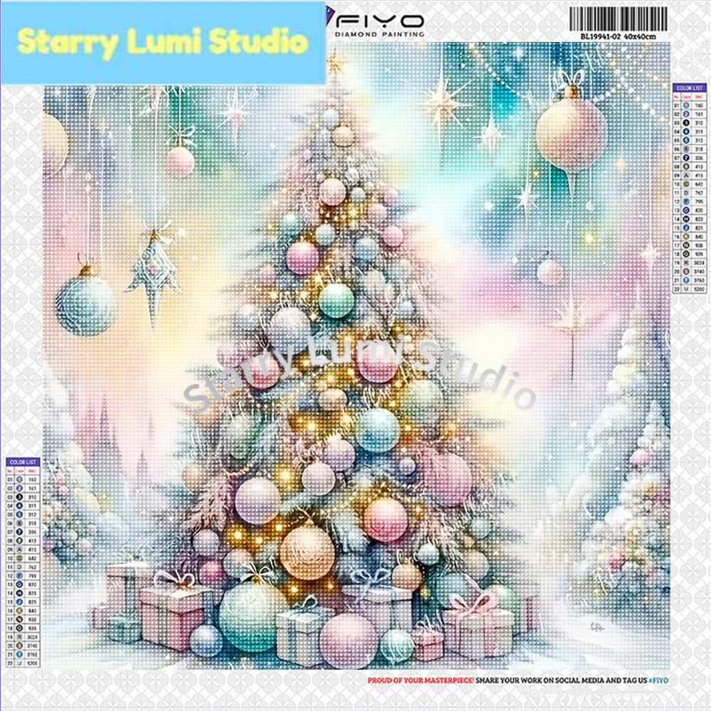 Resin Art For Beginners - Diamond Painting Kit Christmas Tree New