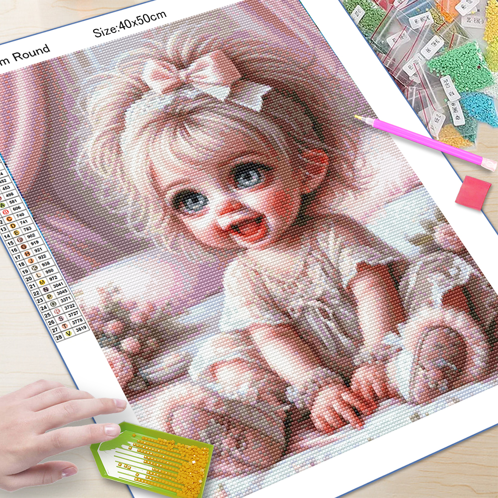 DIY Diamond Art Painting Cute  - مراجعة Resin Art Baby وسعره