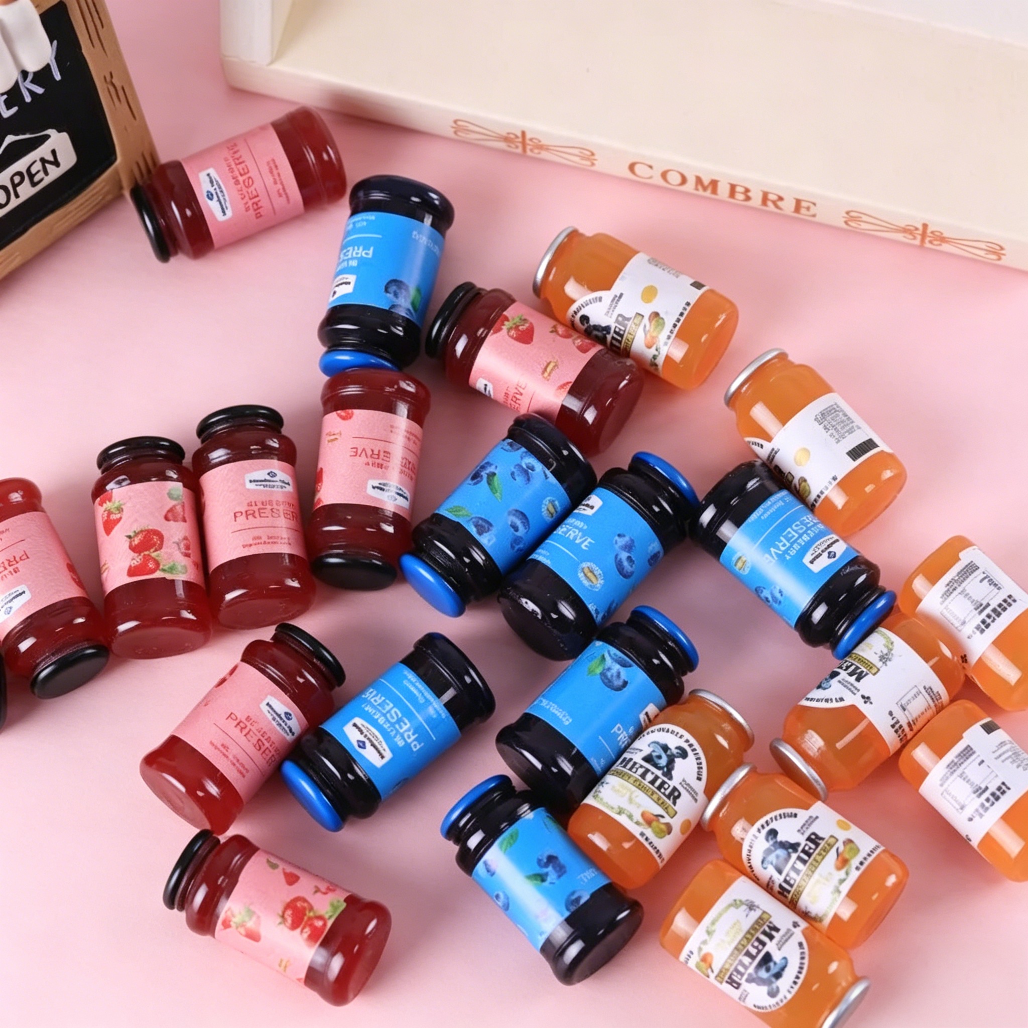 10pcs Miniature Dollhouse Blue - مراجعة Resin Art Bottle وسعره