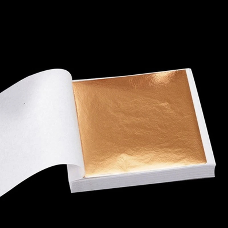 100/200pcs Art Craft Design Pa - مراجعة Gold Leaf Foil وسعره