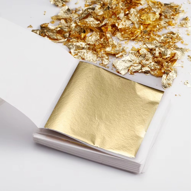 100 Sheets Imitation Gold Foil - مراجعة Gold Leaf Foil وسعره