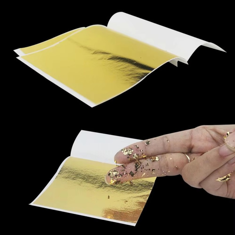 100 Sheets Imitation Gold Foil - مراجعة Gold Leaf Foil وسعره