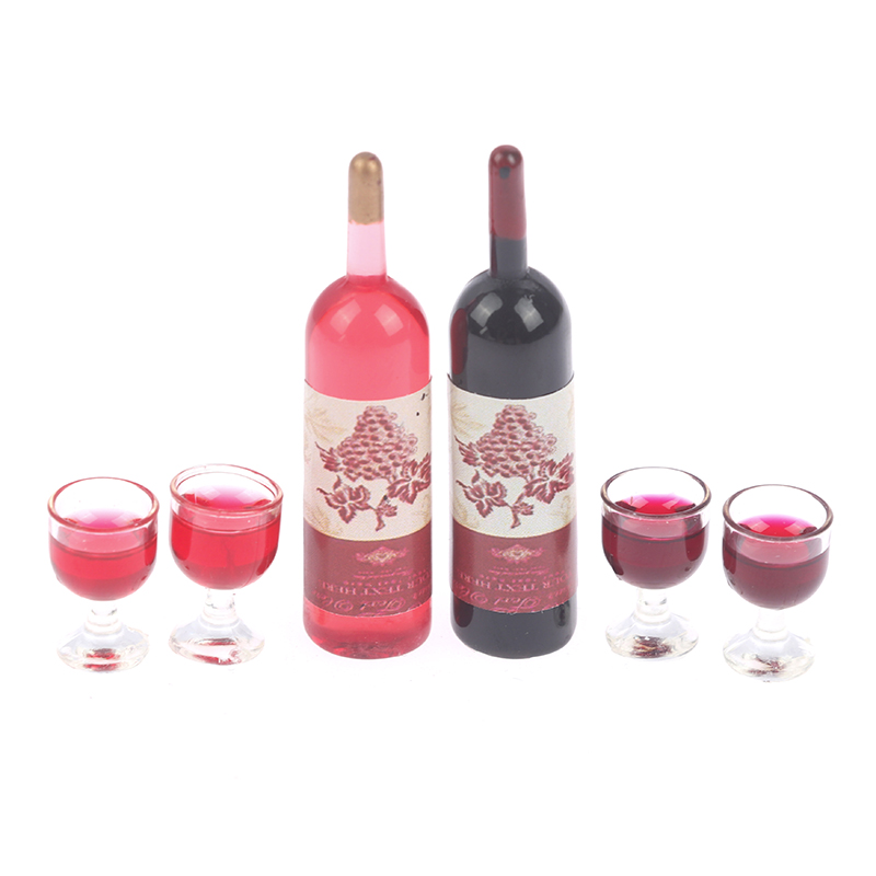 1/12 Dollhouse Mini Wine Bottl - مراجعة Resin Art Bottle وسعره