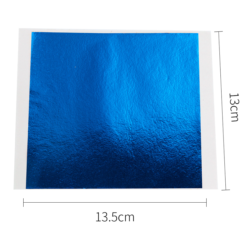 1000pcs/pack 13cm Leaf Sheets  - مراجعة Gold Leaf Foil وسعره