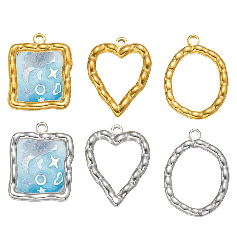 5pcs Stainless Steel Heart Rou - مراجعة Resin Art Supplies وسعره