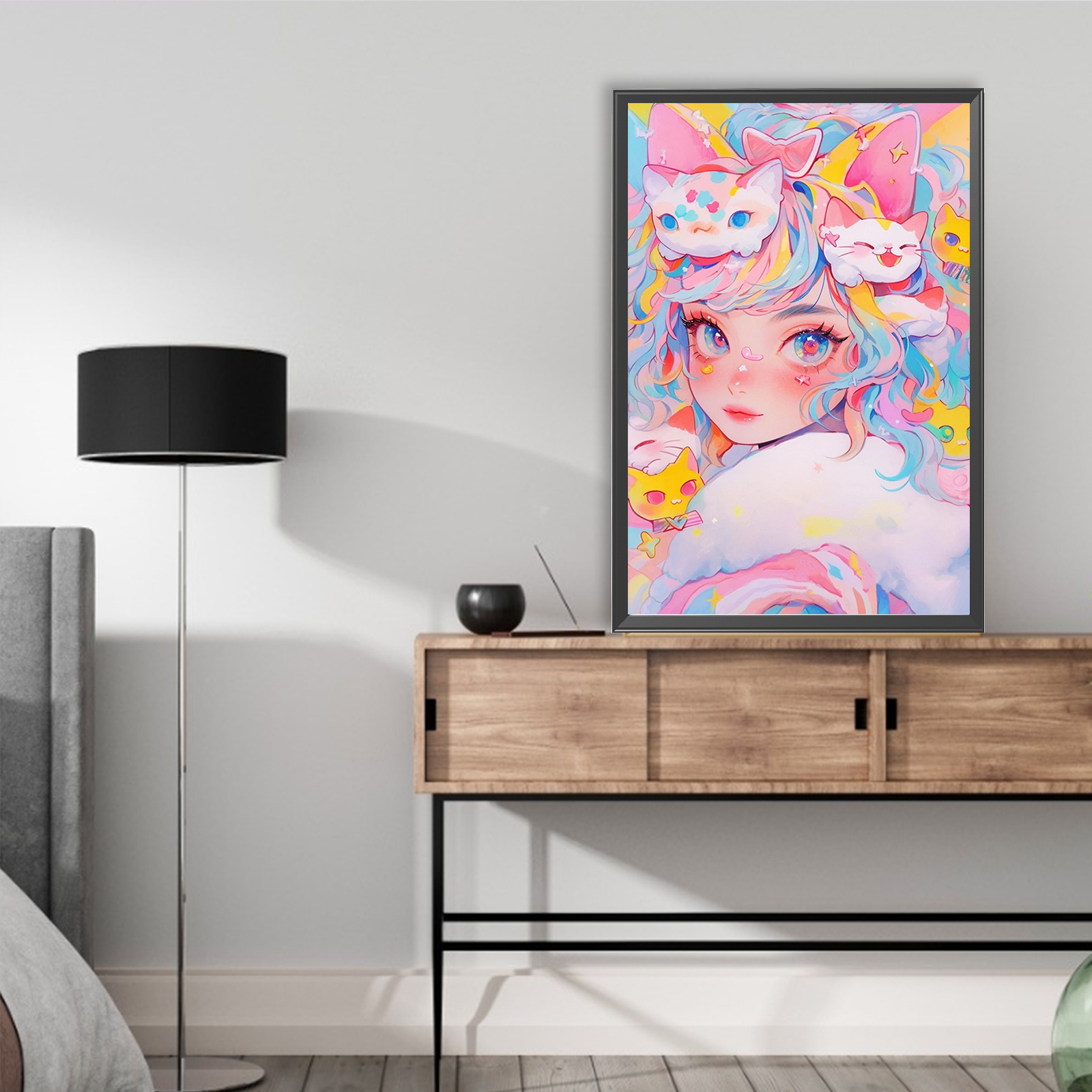 Cartoon Girl Full DIY 5D Round - مراجعة Resin Art Kits For Adults وسعره