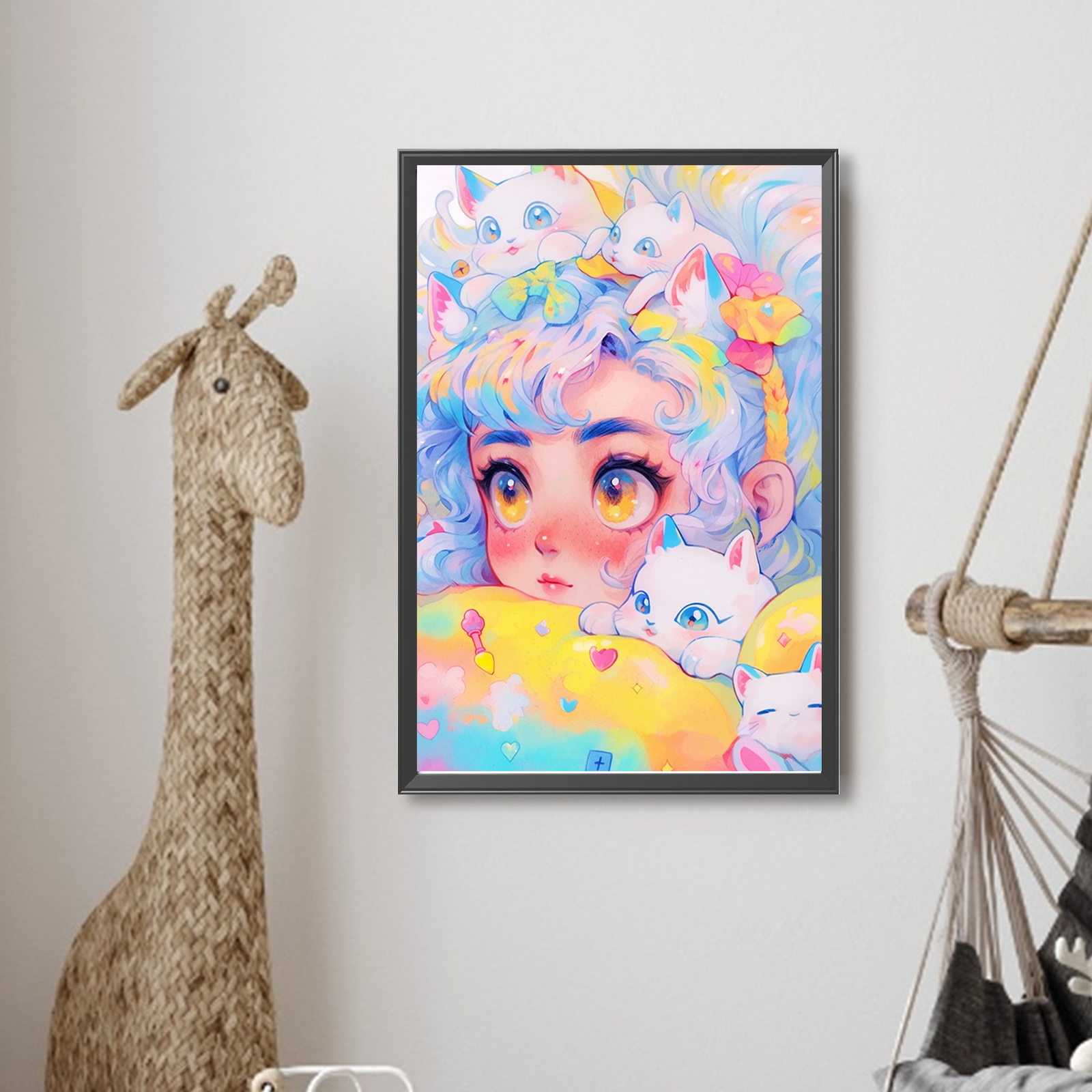 Cartoon Girl Full DIY 5D Round - مراجعة Resin Art Kits For Adults وسعره