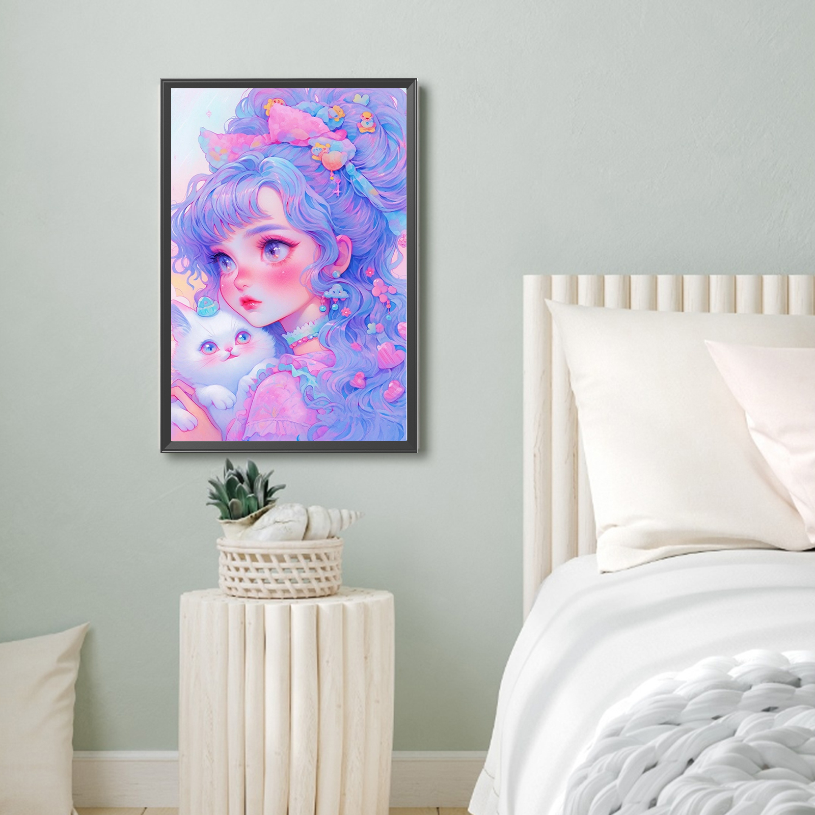 Cartoon Girl Full DIY 5D Round - مراجعة Resin Art Kits For Adults وسعره