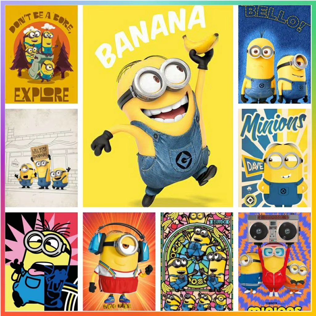Cartoon Lovely Cute-M-Minions  - مراجعة Resin Art Kits For Adults وسعره