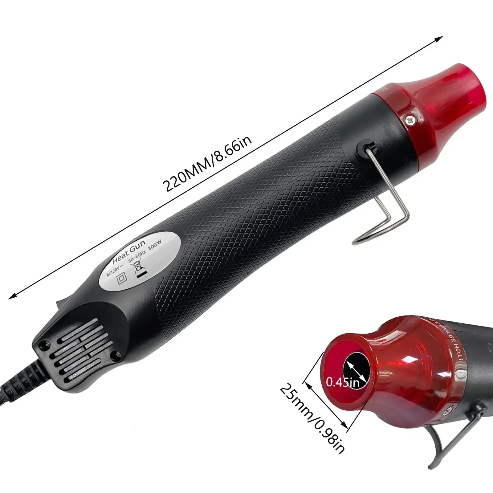 Heat Gun, Mini Hot Air Gun for - مراجعة Resin Art Heat Gun وسعره