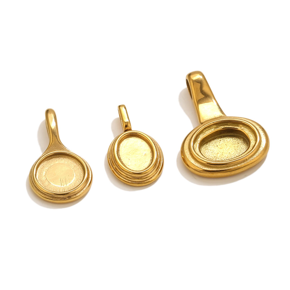5pcs Stainless Steel Round Ova - مراجعة Resin Art Supplies وسعره
