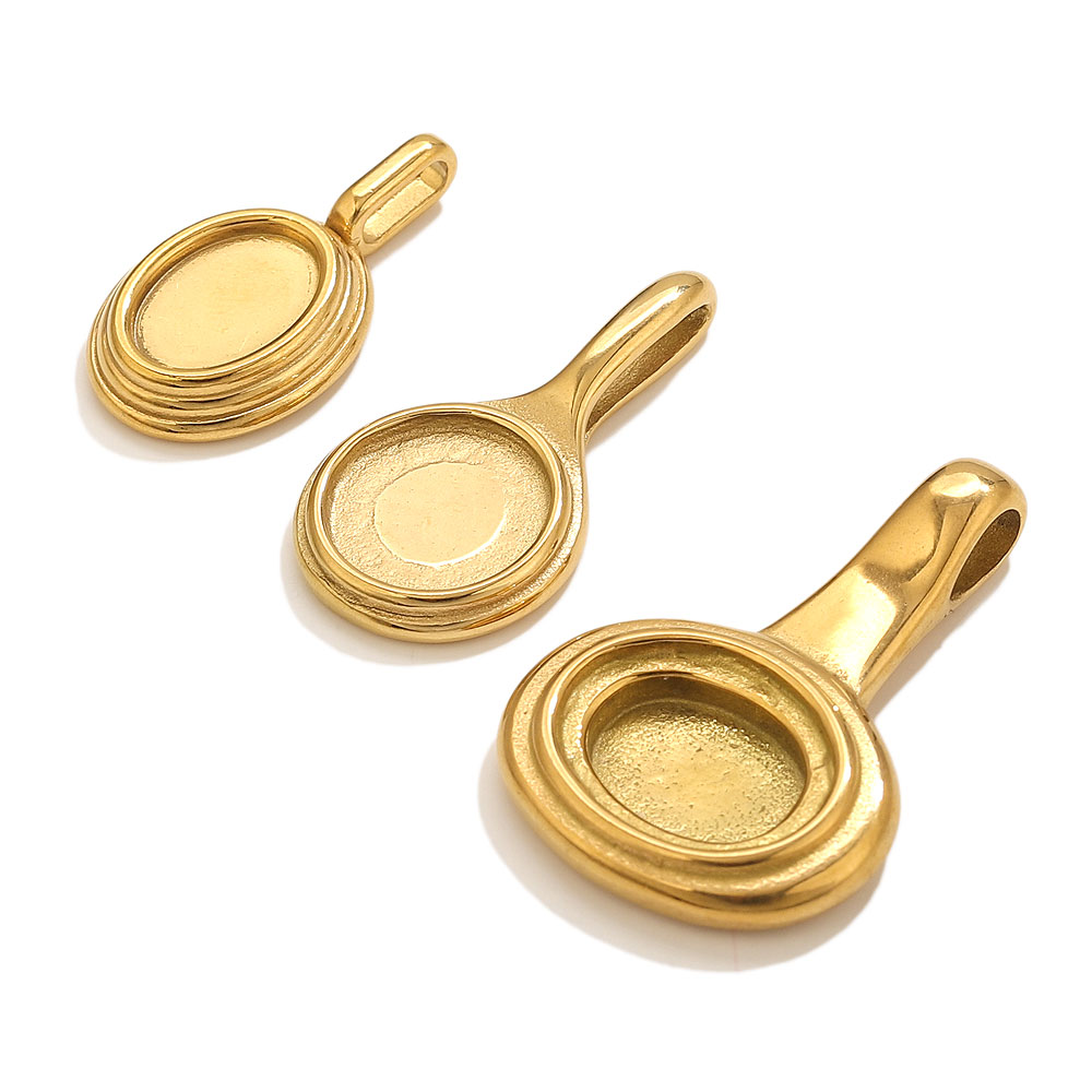 5pcs Stainless Steel Round Ova - مراجعة Resin Art Supplies وسعره