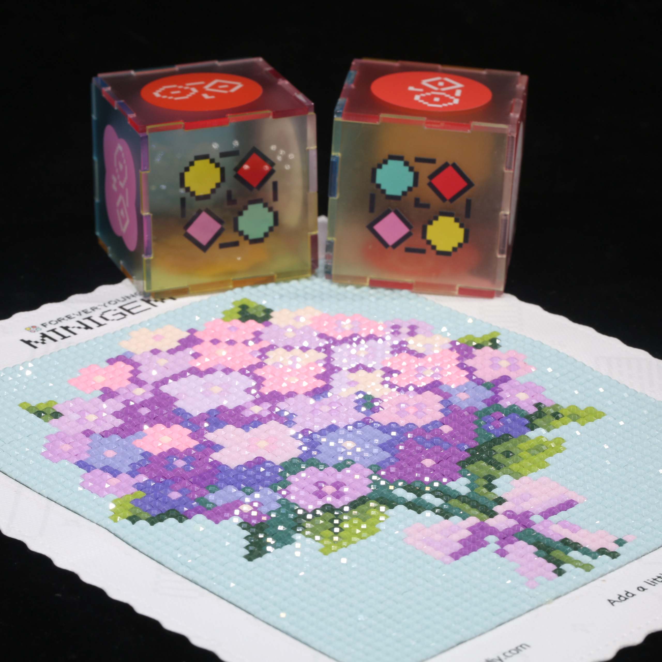 Minigem® Purple Hydrangea 5D D - مراجعة Resin Art For Beginners وسعره