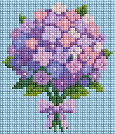 Minigem® Purple Hydrangea 5D D - مراجعة Resin Art For Beginners وسعره