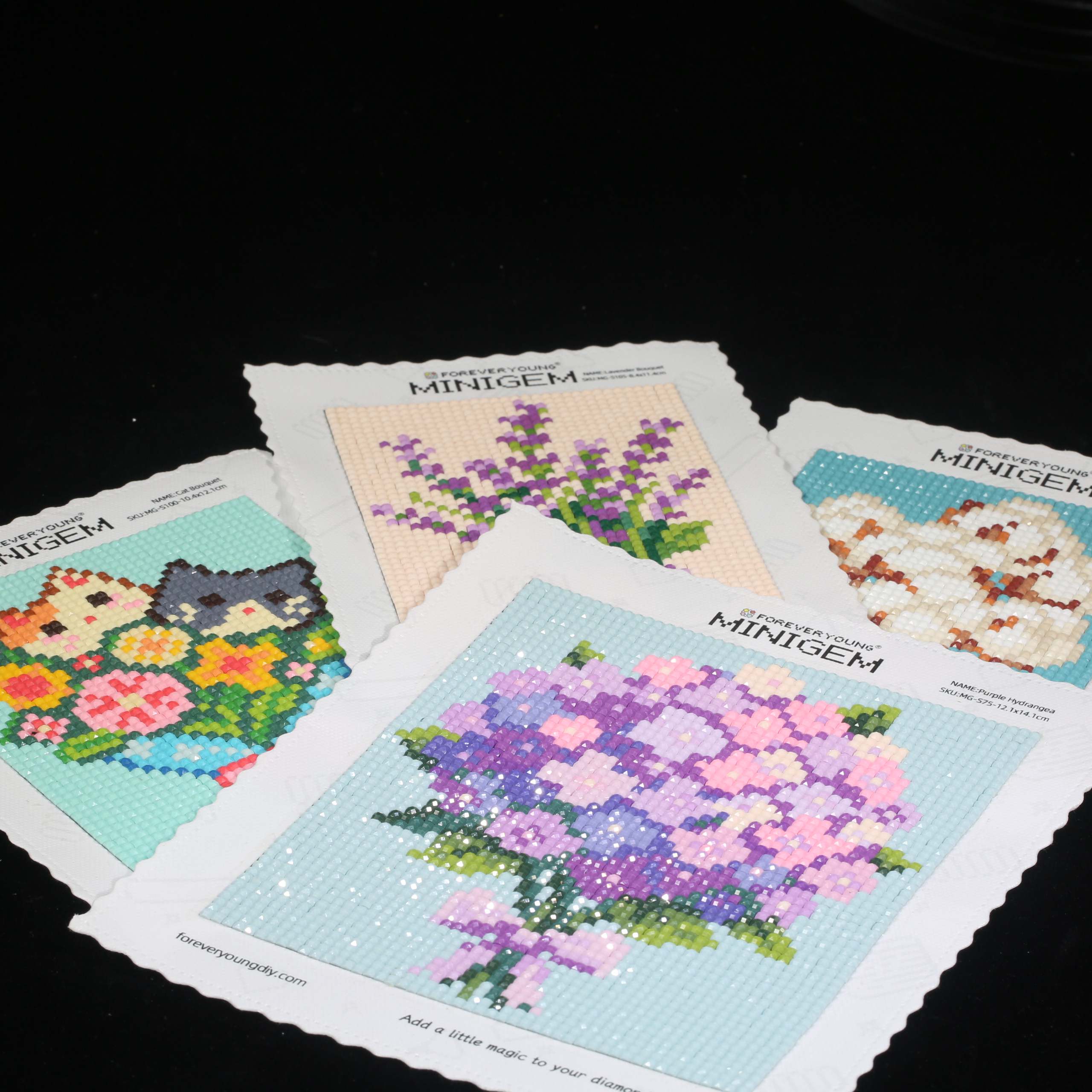 Minigem® Purple Hydrangea 5D D - مراجعة Resin Art For Beginners وسعره