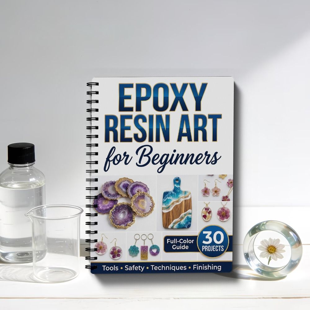 Step-by-Step Epoxy Resin Art H - مراجعة Resin Art Tutorial وسعره