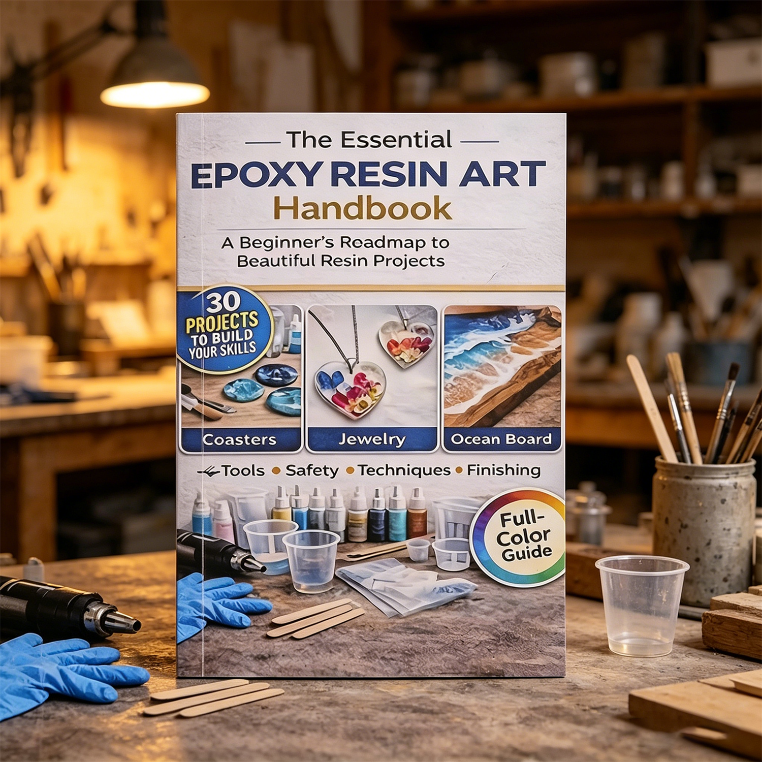 Introduction to Epoxy Resin Ar - مراجعة Resin Art Tutorial وسعره