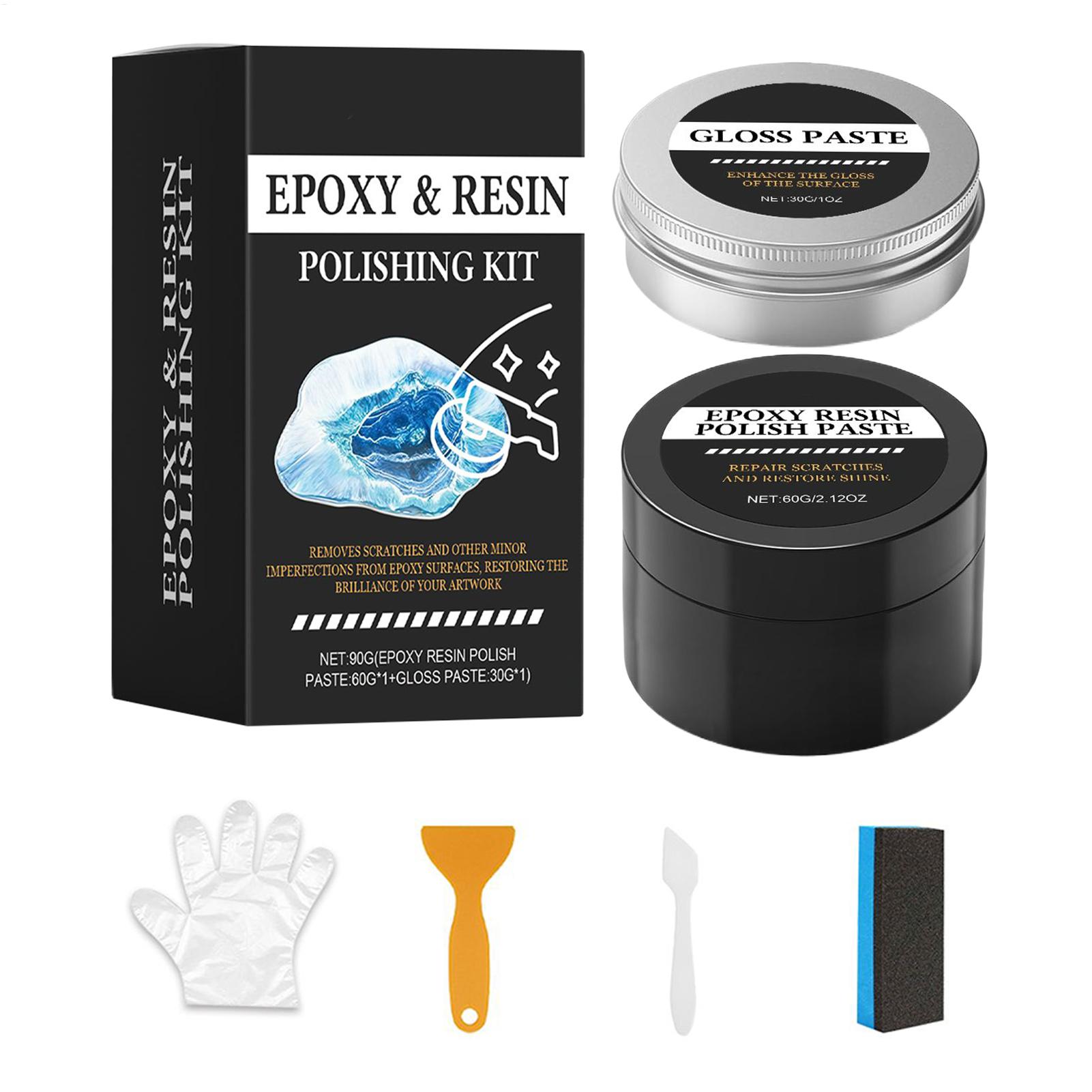 Epoxy resin high gloss polishi - مراجعة Resin Art For Beginners وسعره
