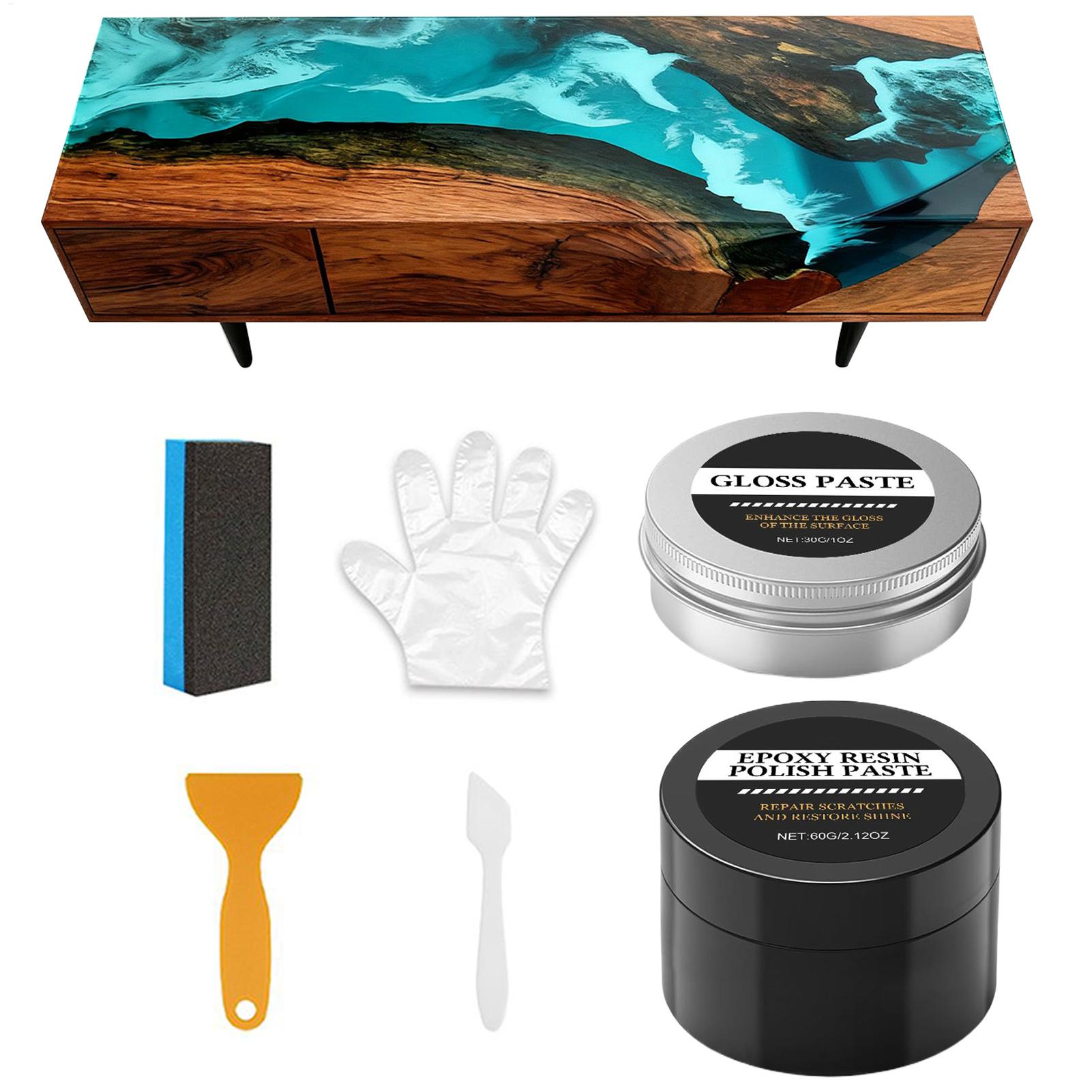 Epoxy resin high gloss polishi - مراجعة Resin Art For Beginners وسعره