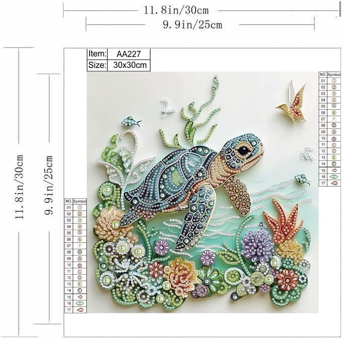 Sea Turtle Animal Diamond Pain - مراجعة Resin Art Kits For Adults وسعره