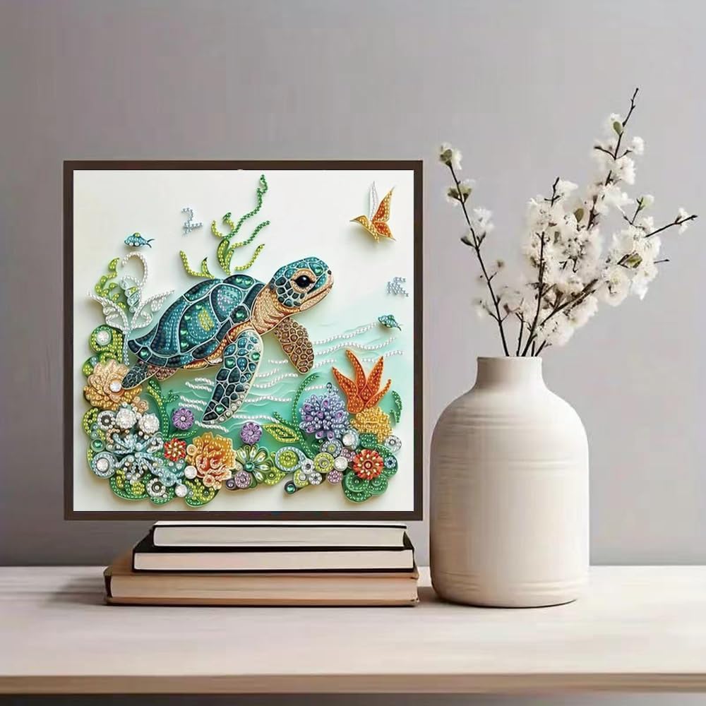 Sea Turtle Animal Diamond Pain - مراجعة Resin Art Kits For Adults وسعره