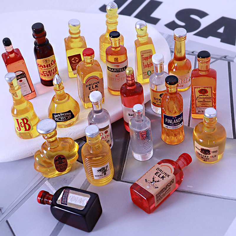 10pcs Miniature Dollhouse Bott - مراجعة Resin Art Bottle وسعره