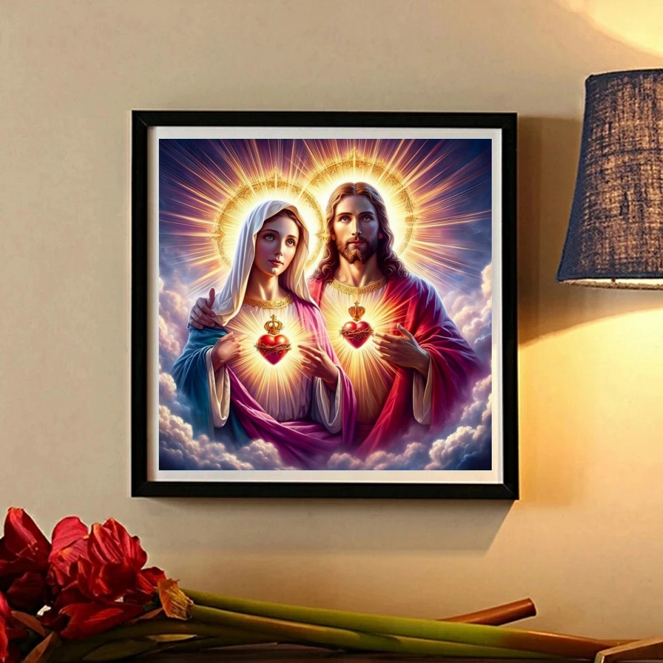 1pc frameless  Mother of Jesus - مراجعة Resin Art For Beginners وسعره