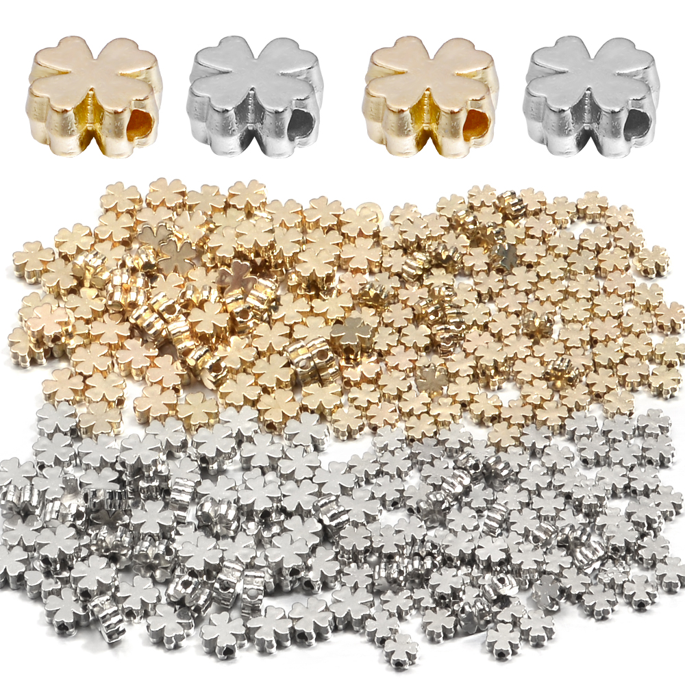 100-200Pcs Four Leaf Clover CC - مراجعة Gold Leaf Foil وسعره