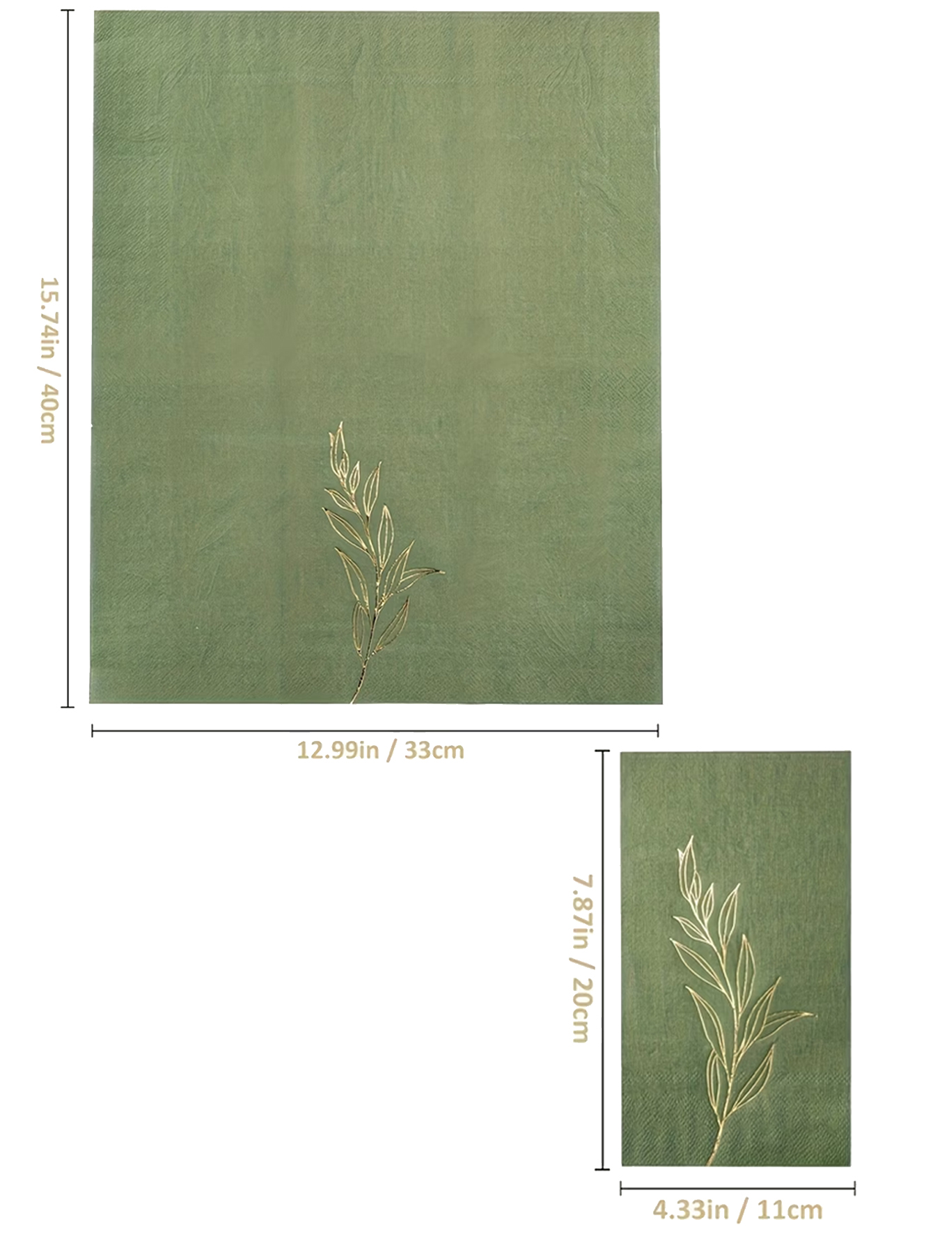 Green Gold Foil Leaves Disposa - مراجعة Gold Leaf Foil وسعره