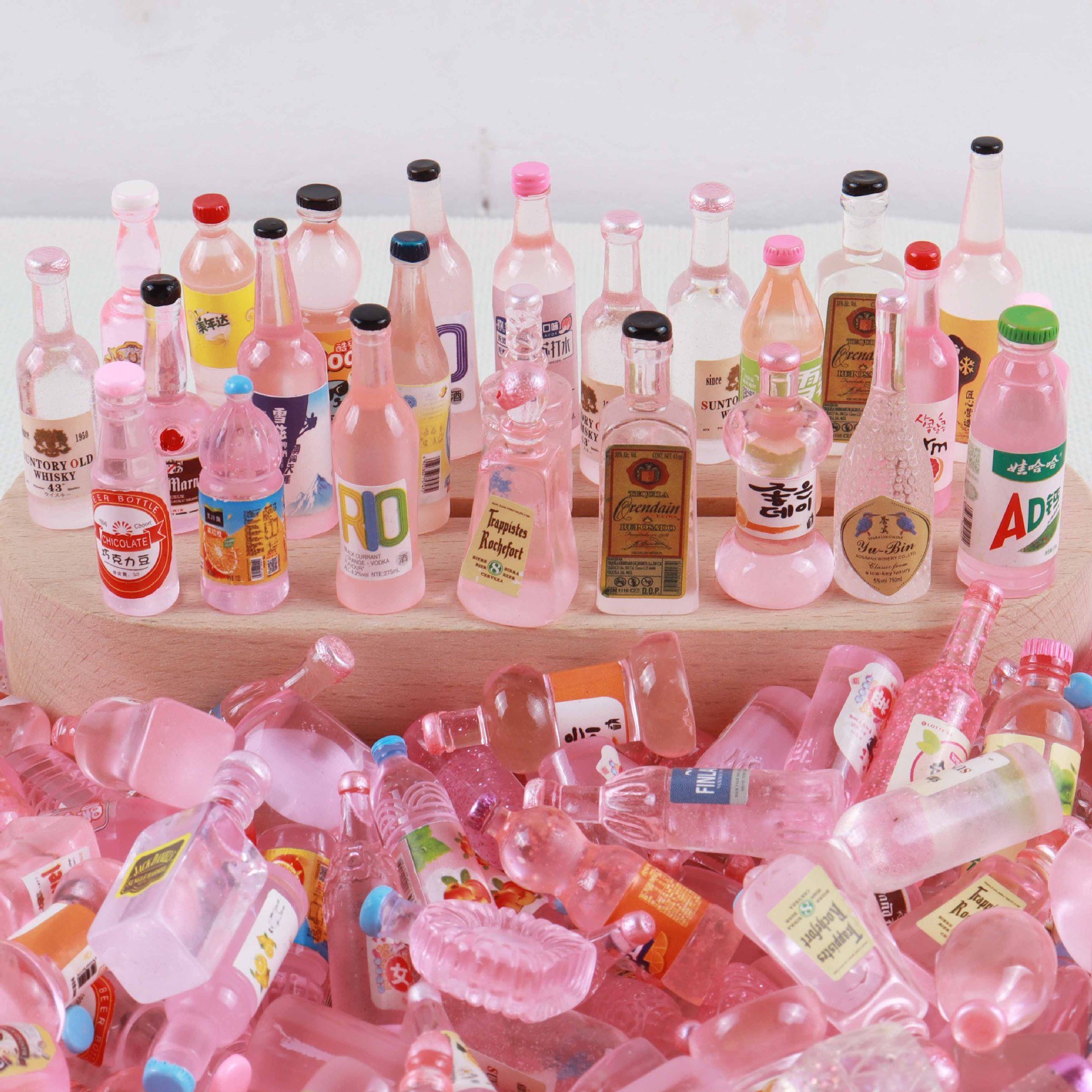 20/50pieces of Mini Beverage B - مراجعة Resin Art Bottle وسعره