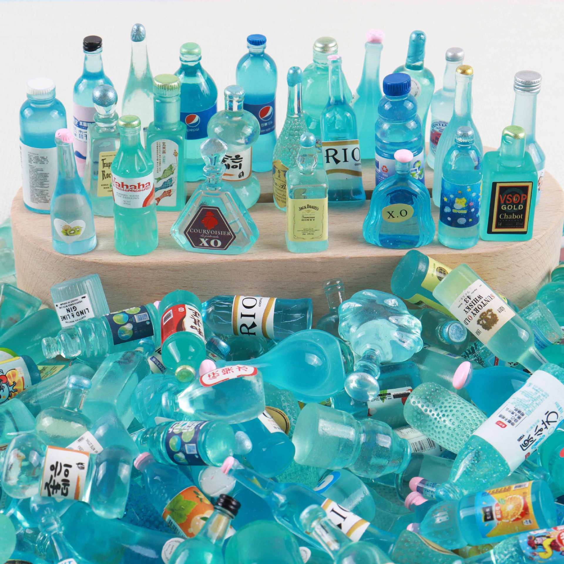20/50pieces of Mini Beverage B - مراجعة Resin Art Bottle وسعره