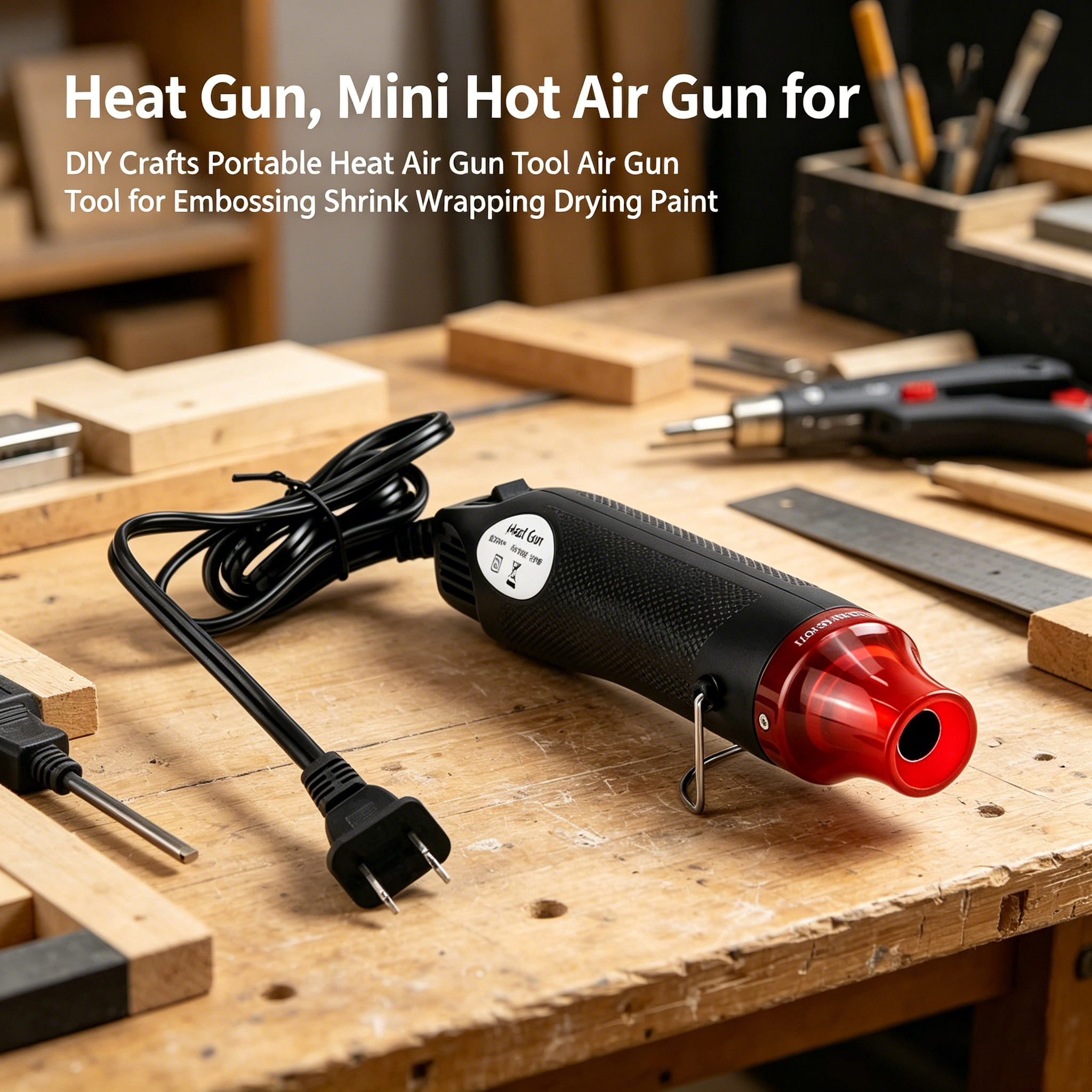 Mini Hot Air Heat Gun for DIY  - مراجعة Resin Art Heat Gun وسعره