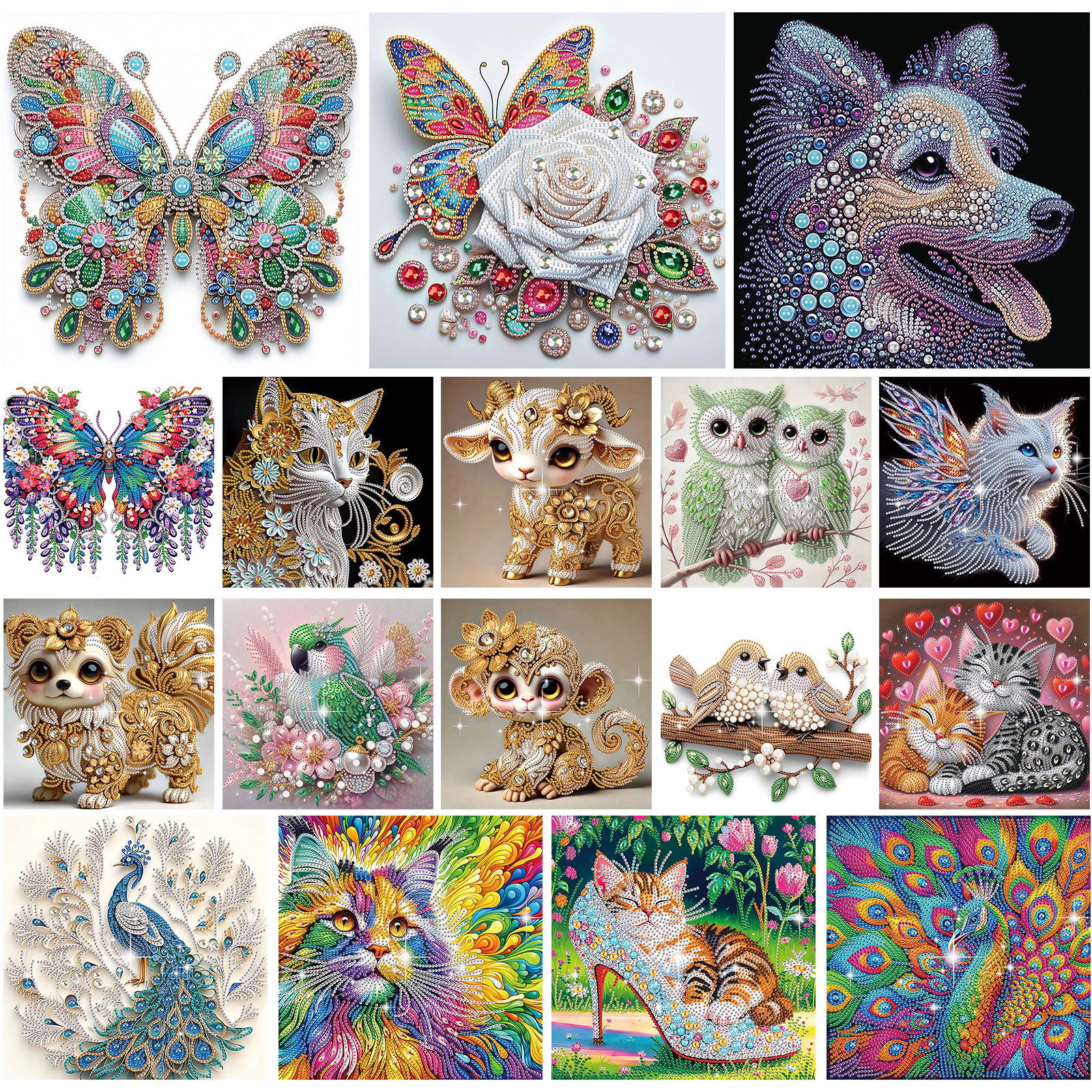 Animal Special Shaped 5D DIY P - مراجعة Resin Art Kits For Adults وسعره