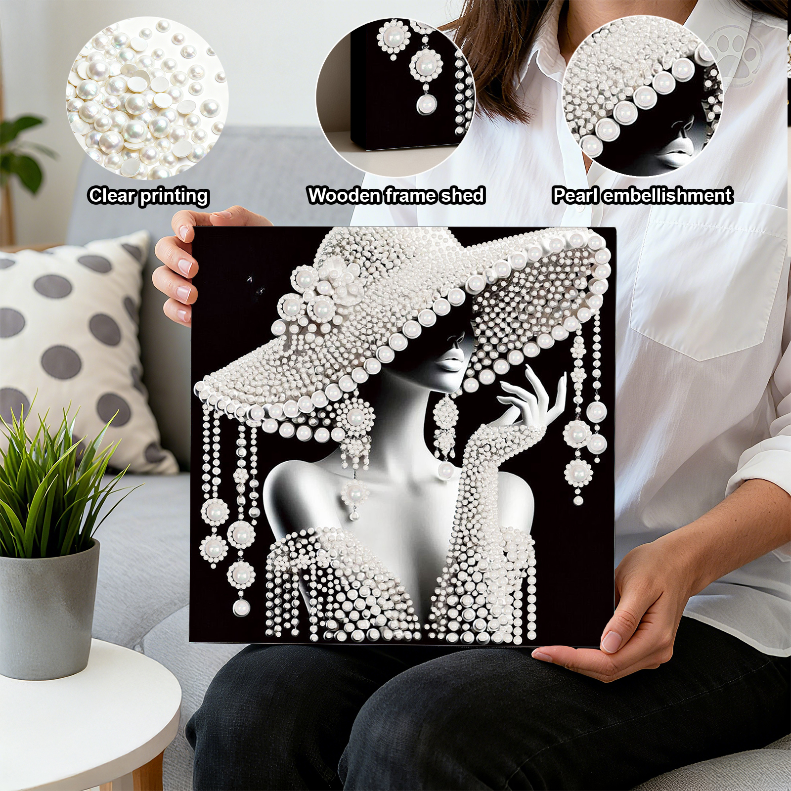 DIY Ladies Pearl Painting Art  - مراجعة Resin Art Kits For Adults وسعره