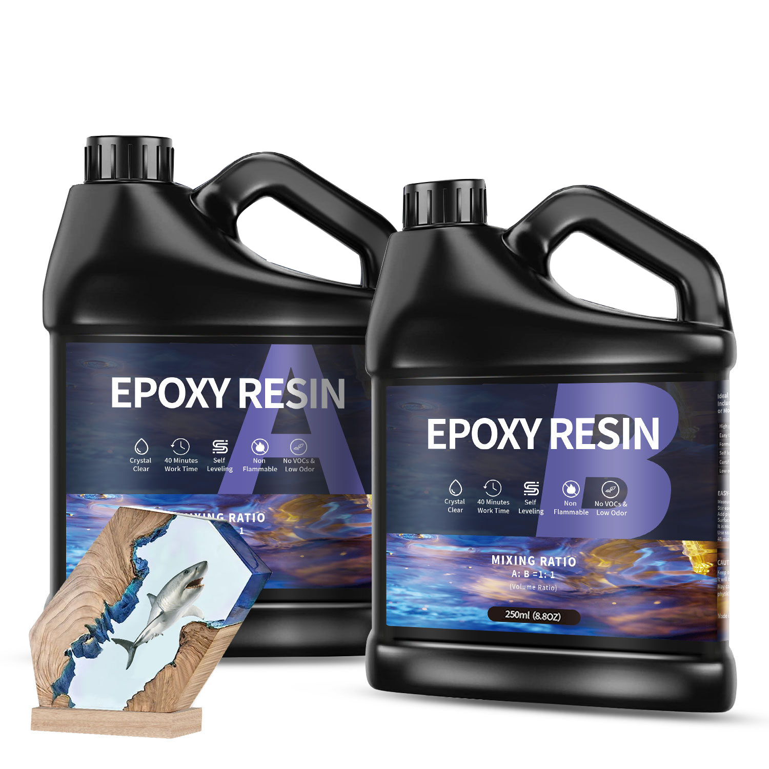 500g/1000g  AB Epoxy Resin Glu - مراجعة Epoxy Resin Ab وسعره