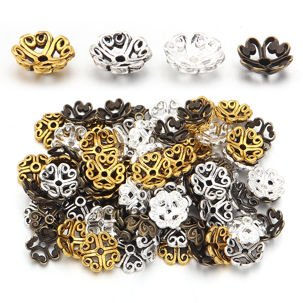 100pcs/lot Antique Silver Colo - مراجعة Gold Leaf Foil وسعره