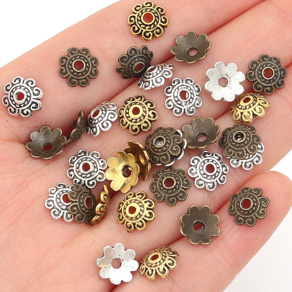 100pcs/lot Antique Silver Colo - مراجعة Gold Leaf Foil وسعره