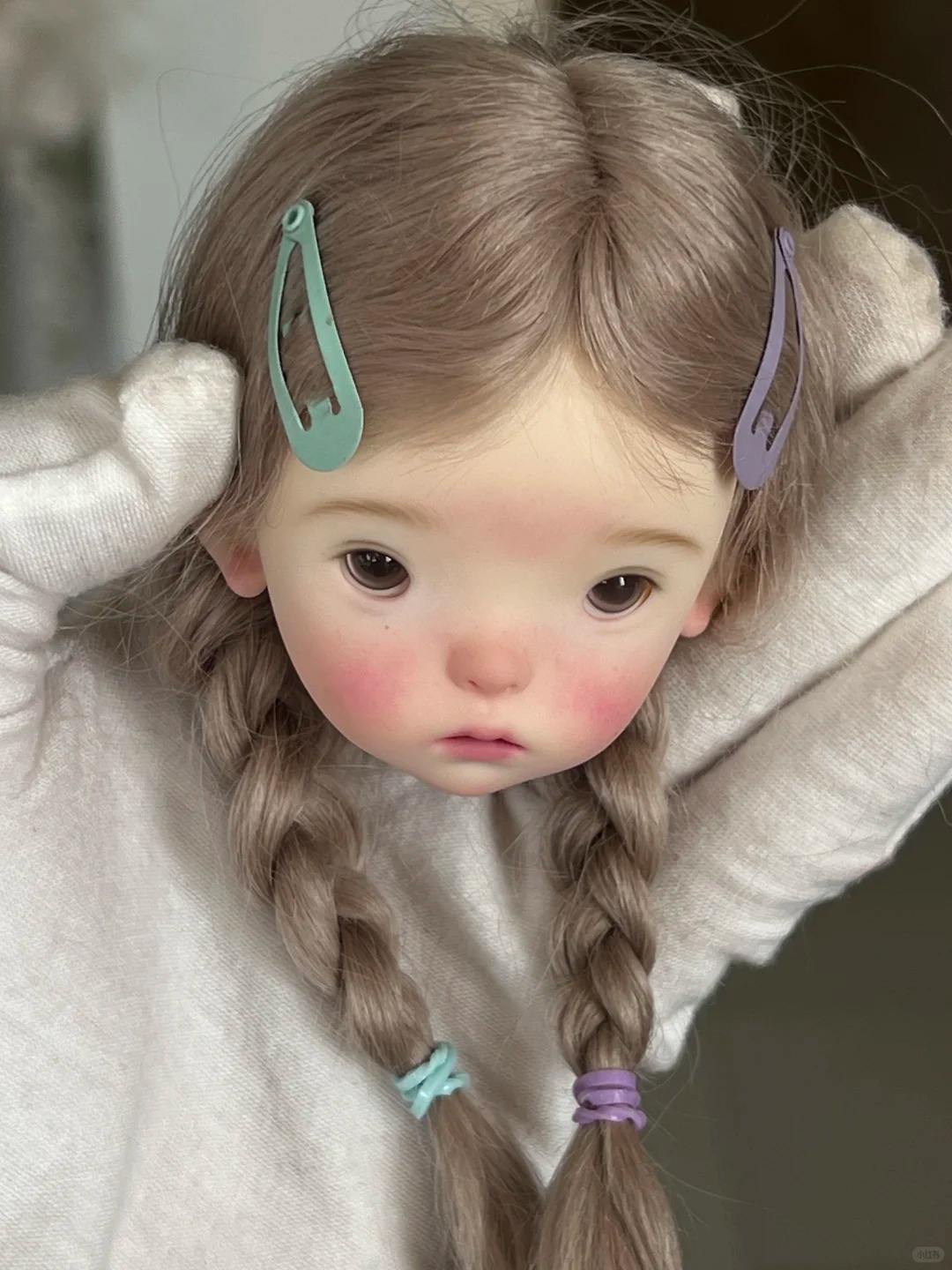 SD BJD Doll 1/6 Landoudou Head - مراجعة Resin Art Baby وسعره