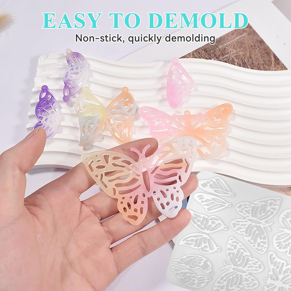 A78I 143Pcs Resin Earring Mold - مراجعة Resin Art Earrings Kit وسعره