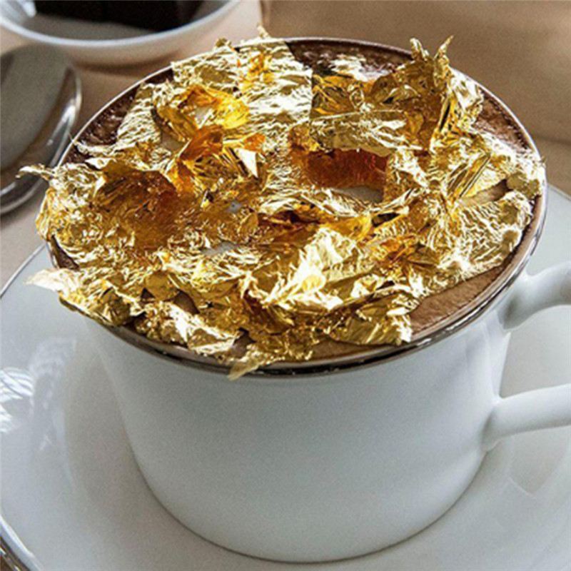 100 Pcs Sheets Pure 24K Gold F - مراجعة Gold Leaf Foil وسعره