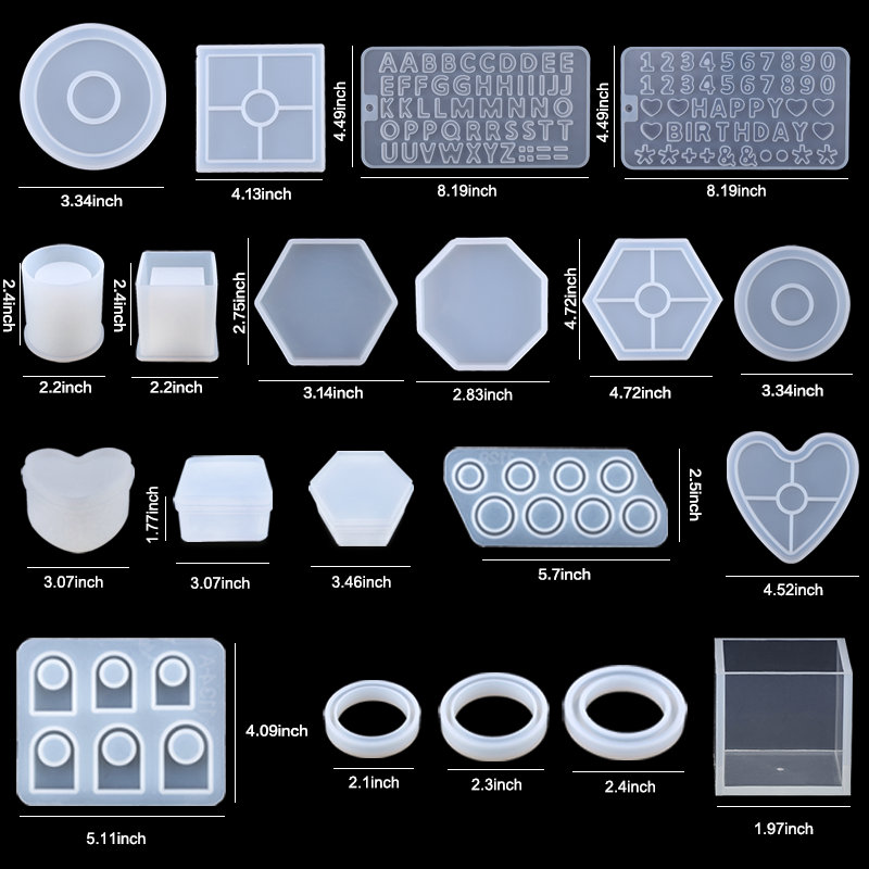 Silicone Resin Molds Kit Epoxy - مراجعة Resin Art Earrings Kit وسعره