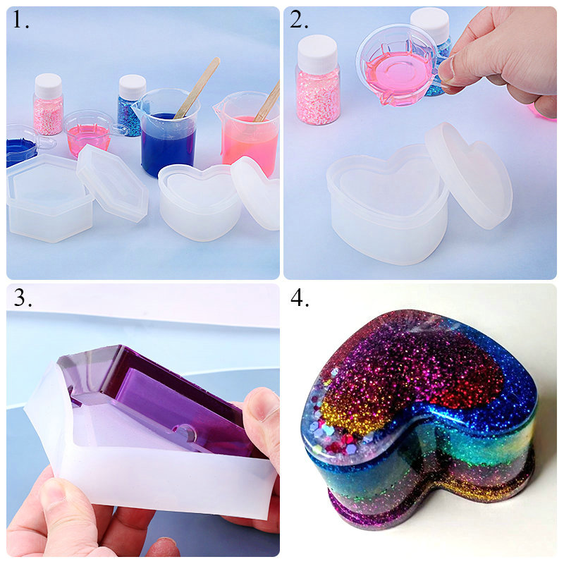 Silicone Resin Molds Kit Epoxy - مراجعة Resin Art Earrings Kit وسعره