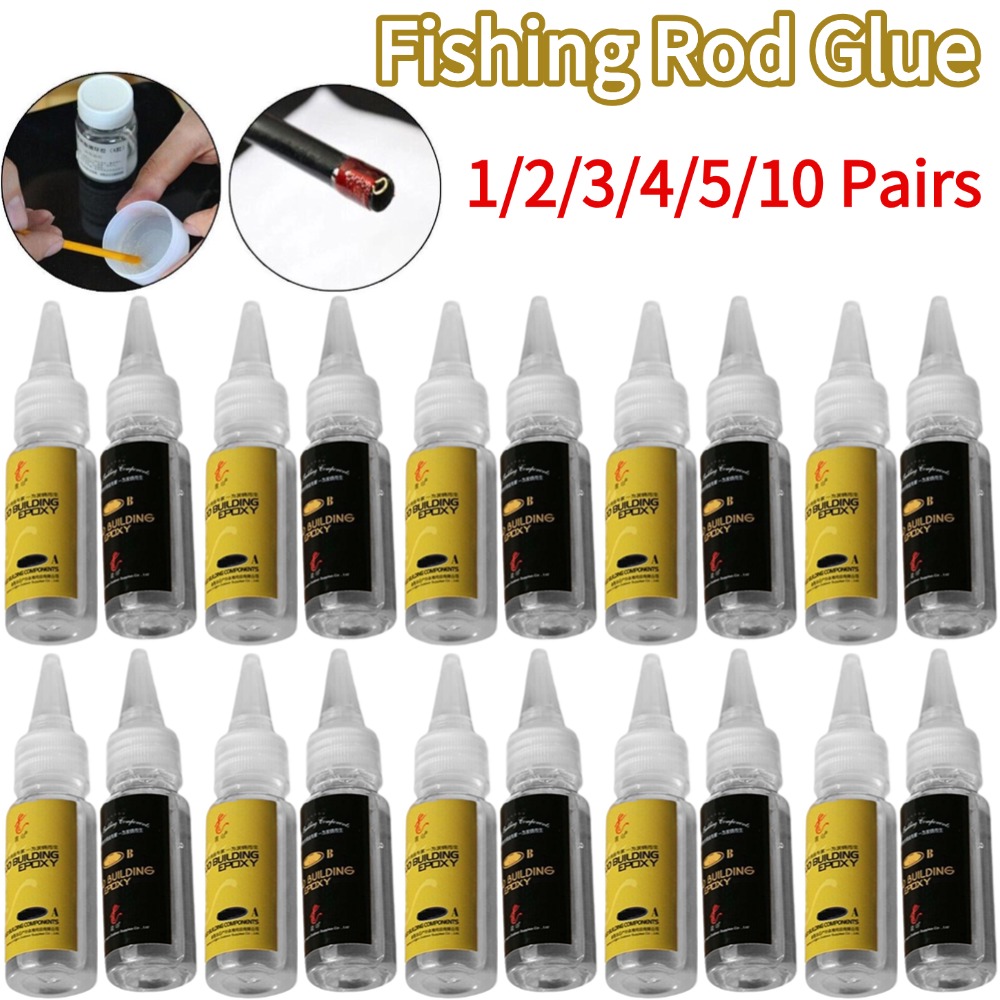 2Pcs Fishing Rod Glue Fishing  - مراجعة Epoxy Resin Ab وسعره
