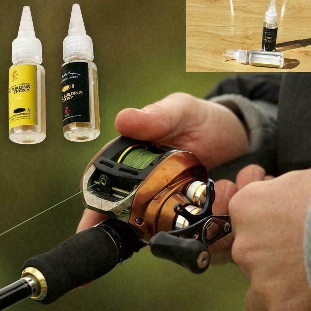 2Pcs Fishing Rod Glue Fishing  - مراجعة Epoxy Resin Ab وسعره
