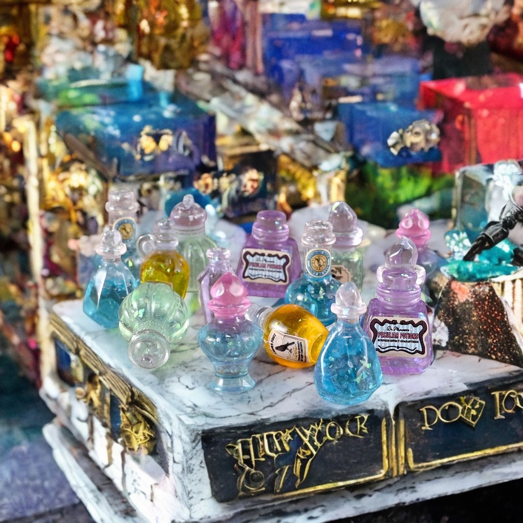 10pcs Dollhouse 1:12 Miniature - مراجعة Resin Art Bottle وسعره