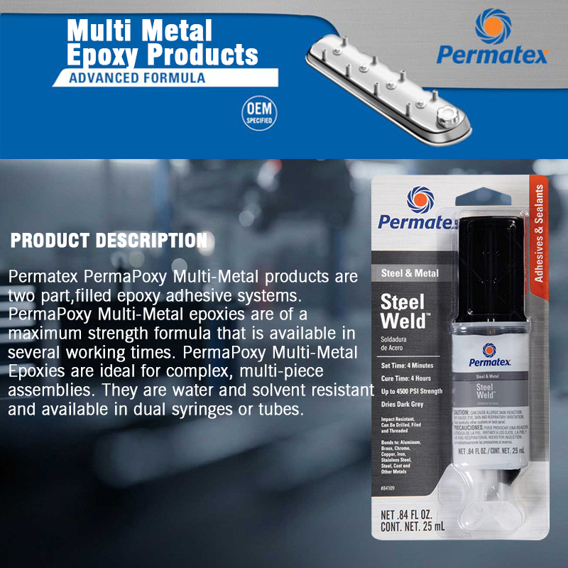 Permatex 84109 4-minute rapid  - مراجعة Epoxy Resin Ab وسعره